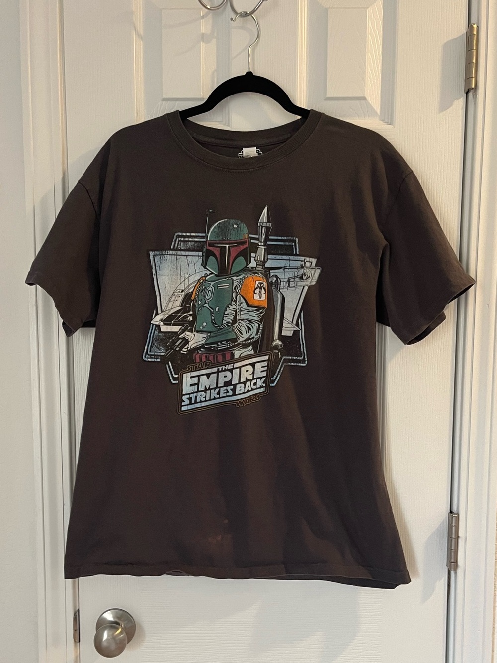 Star Wars Boba Fett "The Empire Strikes Back" Graphic Tee - gray